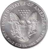 1994 SILVER LIBERTY DOLLAR USA - SILVER WORLD COINS - Cambridgeshire Coins