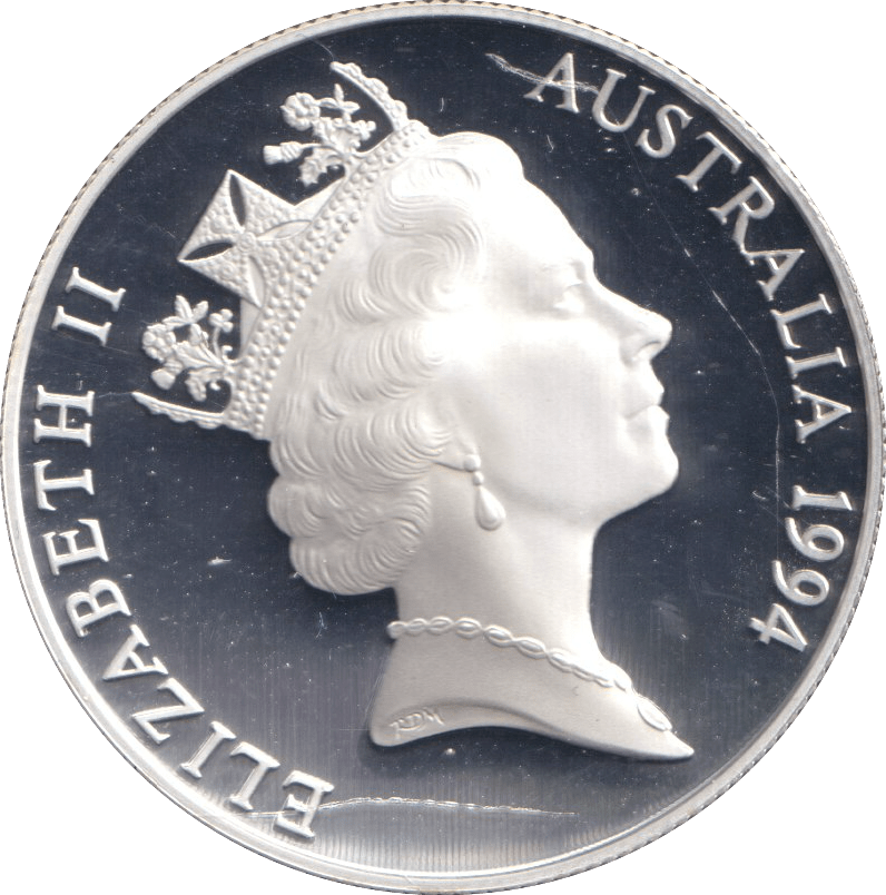 1994 SILVER PROOF 10 DOLLAR AUSTRALIA - SILVER WORLD COINS - Cambridgeshire Coins