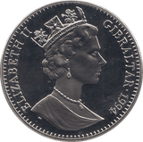 1994 SILVER PROOF 2.8 ECU GIBRALTAR - SILVER WORLD COINS - Cambridgeshire Coins