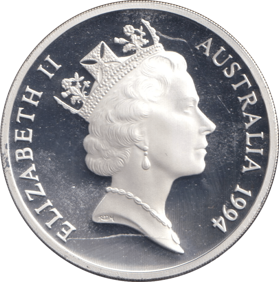 1994 SILVER PROOF 5 DOLLAR AUSTRALIA - SILVER WORLD COINS - Cambridgeshire Coins