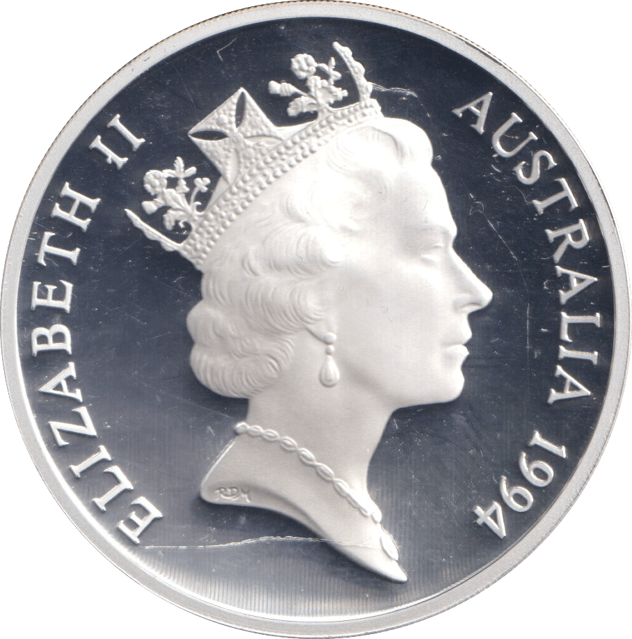 1994 SILVER PROOF 5 DOLLAR LEICHHARDT AUSTRALIA - SILVER WORLD COINS - Cambridgeshire Coins