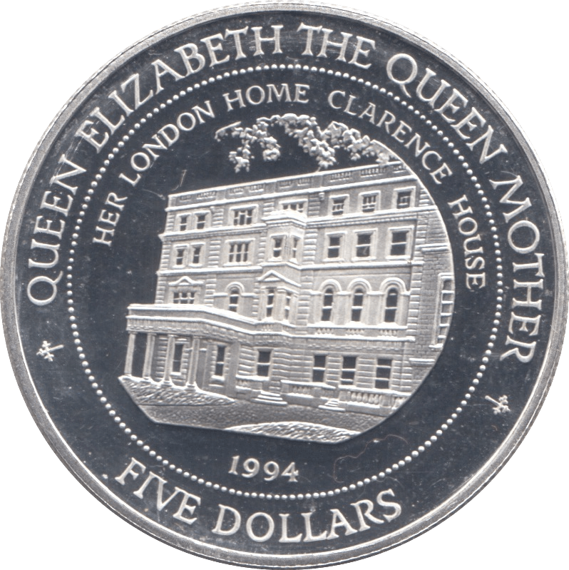 1994 SILVER PROOF 5 DOLLARS FIJI - SILVER WORLD COINS - Cambridgeshire Coins
