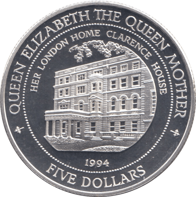 1994 SILVER PROOF 5 DOLLARS FIJI - SILVER WORLD COINS - Cambridgeshire Coins