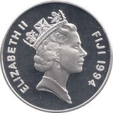 1994 SILVER PROOF 5 DOLLARS FIJI - SILVER WORLD COINS - Cambridgeshire Coins