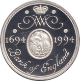 1994 SILVER PROOF BANK OF ENGLAND TWO POUNDS - £2 Silver Proof - Cambridgeshire Coins