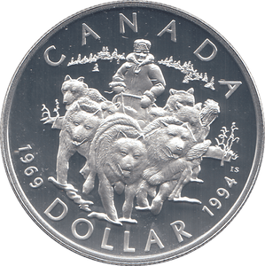 1994 SILVER PROOF CANADA DOLLAR - WORLD COINS - Cambridgeshire Coins