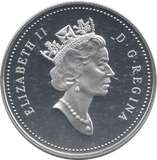 1994 SILVER PROOF CANADIAN DOLLAR - SILVER WORLD COINS - Cambridgeshire Coins
