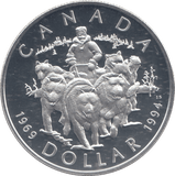 1994 SILVER PROOF CANADIAN DOLLAR - SILVER WORLD COINS - Cambridgeshire Coins
