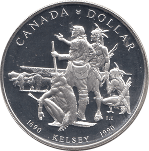 1994 SILVER PROOF COMMEMORATIVE DOLLAR CANADA - SILVER WORLD COINS - Cambridgeshire Coins