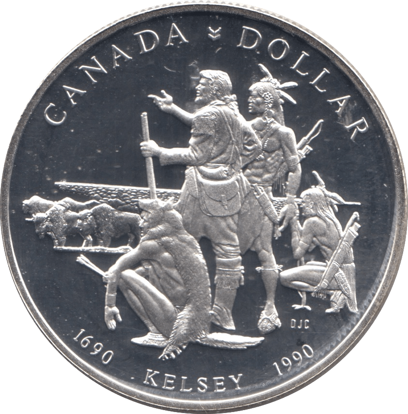 1994 SILVER PROOF COMMEMORATIVE DOLLAR CANADA - SILVER WORLD COINS - Cambridgeshire Coins
