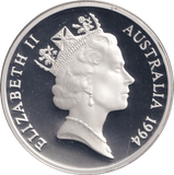 1994 SILVER PROOF FIVE DOLLAR AUSTRALIA - SILVER WORLD COINS - Cambridgeshire Coins