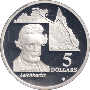 1994 SILVER PROOF FIVE DOLLAR AUSTRALIA - SILVER WORLD COINS - Cambridgeshire Coins