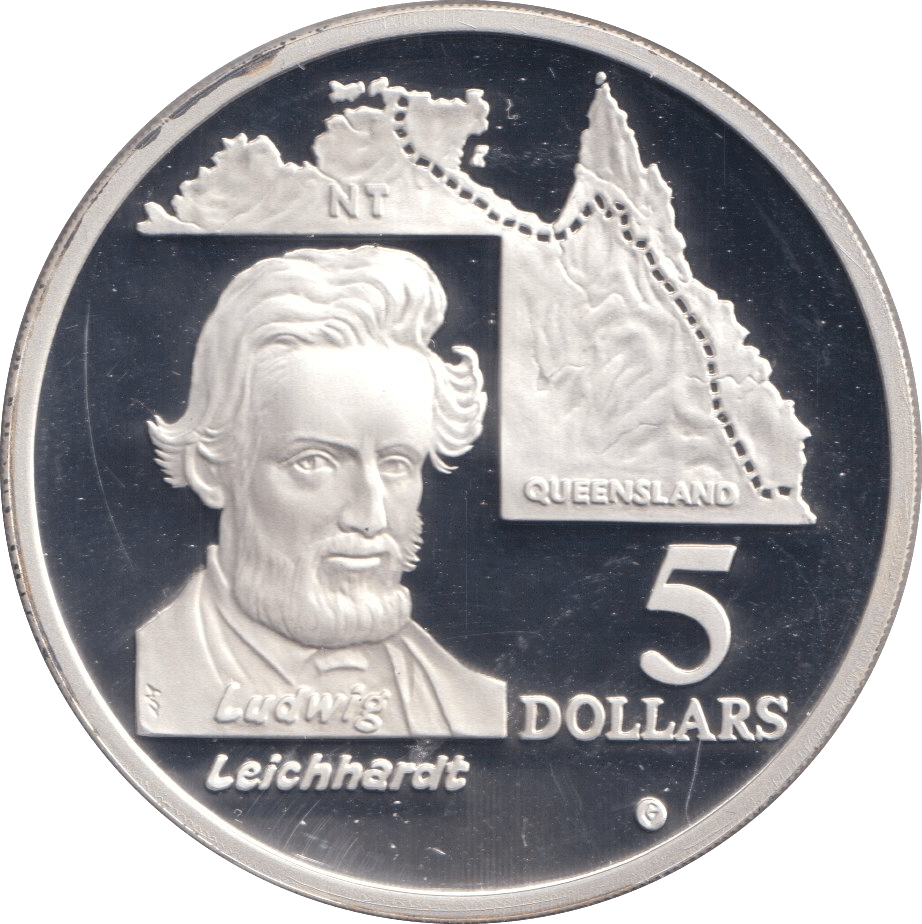1994 SILVER PROOF FIVE DOLLAR AUSTRALIA - SILVER WORLD COINS - Cambridgeshire Coins
