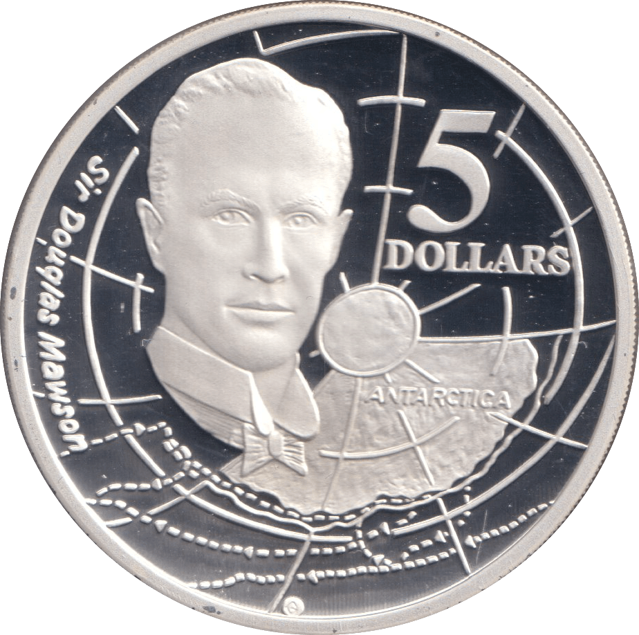 1994 SILVER PROOF FIVE DOLLAR AUSTRALIA - SILVER WORLD COINS - Cambridgeshire Coins
