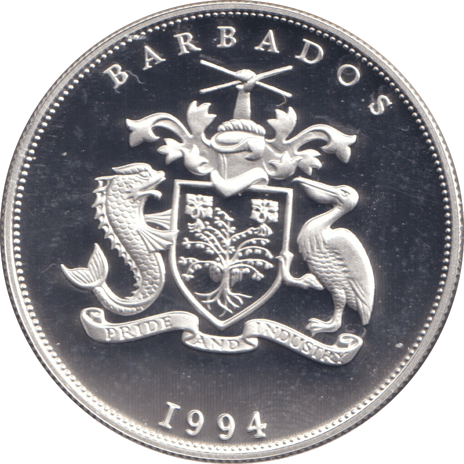 1994 SILVER PROOF FIVE DOLLARS ENGAGEMENT PORTRAIT - SILVER WORLD COINS - Cambridgeshire Coins