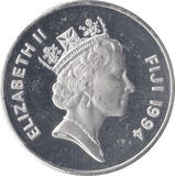 1994 SILVER PROOF FIVE DOLLARS FIJI 2 - SILVER WORLD COINS - Cambridgeshire Coins