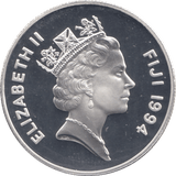 1994 SILVER PROOF FIVE DOLLARS FIJI .925 SILVER - SILVER WORLD COINS - Cambridgeshire Coins