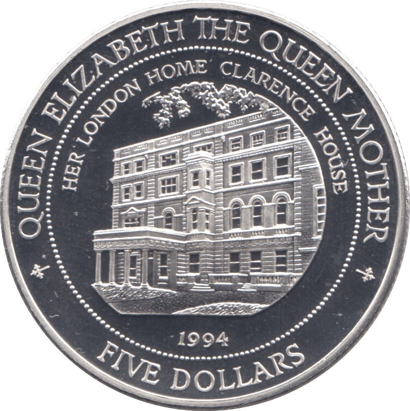 1994 SILVER PROOF FIVE DOLLARS FIJI - SILVER WORLD COINS - Cambridgeshire Coins