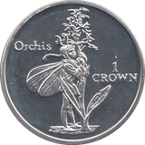 1994 SILVER PROOF ONE CROWN ISLE OF MAN - SILVER WORLD COINS - Cambridgeshire Coins
