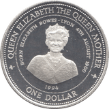 1994 SILVER PROOF ONE DOLLAR BARBADOS 2 - SILVER WORLD COINS - Cambridgeshire Coins