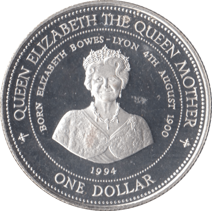 1994 SILVER PROOF ONE DOLLAR BARBADOS - SILVER WORLD COINS - Cambridgeshire Coins