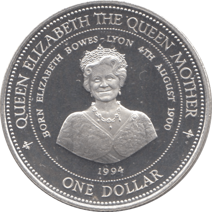 1994 SILVER PROOF ONE DOLLAR BARBADOS - SILVER WORLD COINS - Cambridgeshire Coins