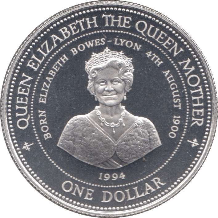 1994 SILVER PROOF ONE DOLLAR BARBADOS - WORLD COINS - Cambridgeshire Coins
