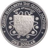 1994 SILVER PROOF ONE DOLLAR CAYMAN ISLANDS - SILVER WORLD COINS - Cambridgeshire Coins