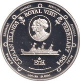 1994 SILVER PROOF ONE DOLLAR CAYMAN ISLANDS - SILVER WORLD COINS - Cambridgeshire Coins