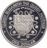 1994 SILVER PROOF ONE DOLLAR CAYMAN ISLANDS - SILVER WORLD COINS - Cambridgeshire Coins
