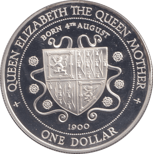 1994 SILVER PROOF ONE DOLLAR CAYMAN ISLANDS - SILVER WORLD COINS - Cambridgeshire Coins