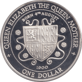 1994 SILVER PROOF ONE DOLLAR CAYMAN ISLANDS - SILVER WORLD COINS - Cambridgeshire Coins