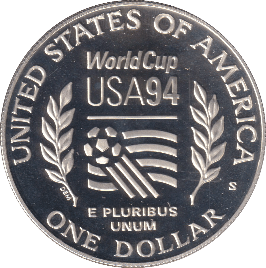 1994 SILVER PROOF ONE DOLLAR USA - SILVER WORLD COINS - Cambridgeshire Coins