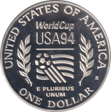 1994 SILVER PROOF ONE DOLLAR USA - SILVER WORLD COINS - Cambridgeshire Coins