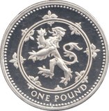 1994 SILVER PROOF ONE POUND SCOTTISH LION - Silver Proof - Cambridgeshire Coins