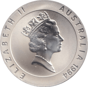 1994 SILVER PROOF TEN DOLLAR AUSTRALIA - SILVER WORLD COINS - Cambridgeshire Coins