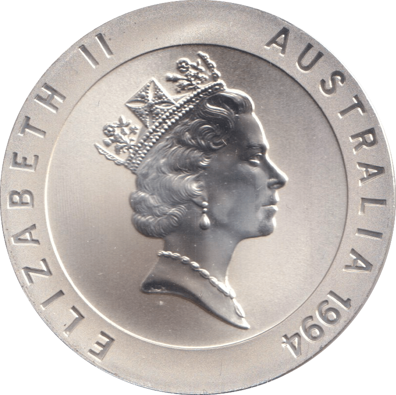 1994 SILVER PROOF TEN DOLLAR AUSTRALIA - SILVER WORLD COINS - Cambridgeshire Coins
