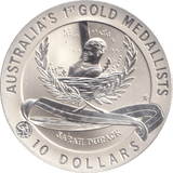 1994 SILVER PROOF TEN DOLLAR AUSTRALIA - SILVER WORLD COINS - Cambridgeshire Coins