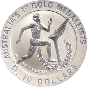 1994 SILVER PROOF TEN DOLLARS AUSTRALIA - SILVER WORLD COINS - Cambridgeshire Coins
