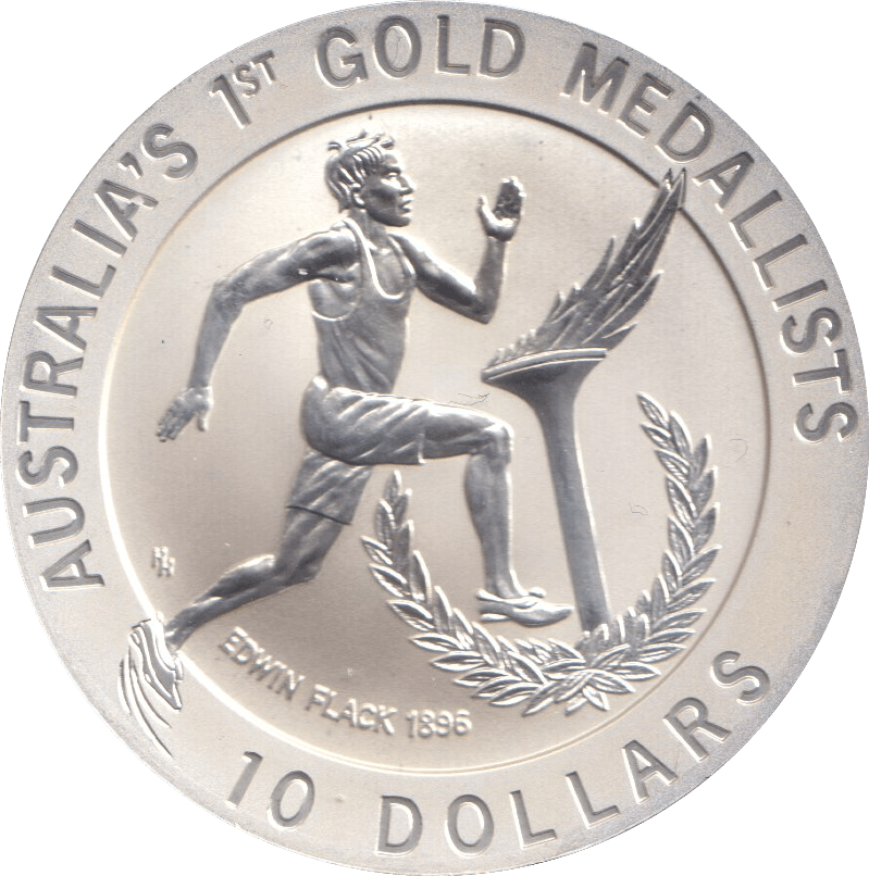 1994 SILVER PROOF TEN DOLLARS AUSTRALIA - SILVER WORLD COINS - Cambridgeshire Coins