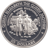 1994 SILVER PROOF TEN DOLLARS INSPECTING BUCKINGHAM PALACE - SILVER WORLD COINS - Cambridgeshire Coins