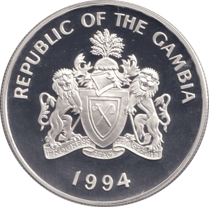 1994 SILVER PROOF TWENTY DALASIS YEAR OF THE THREE KINGS - SILVER WORLD COINS - Cambridgeshire Coins