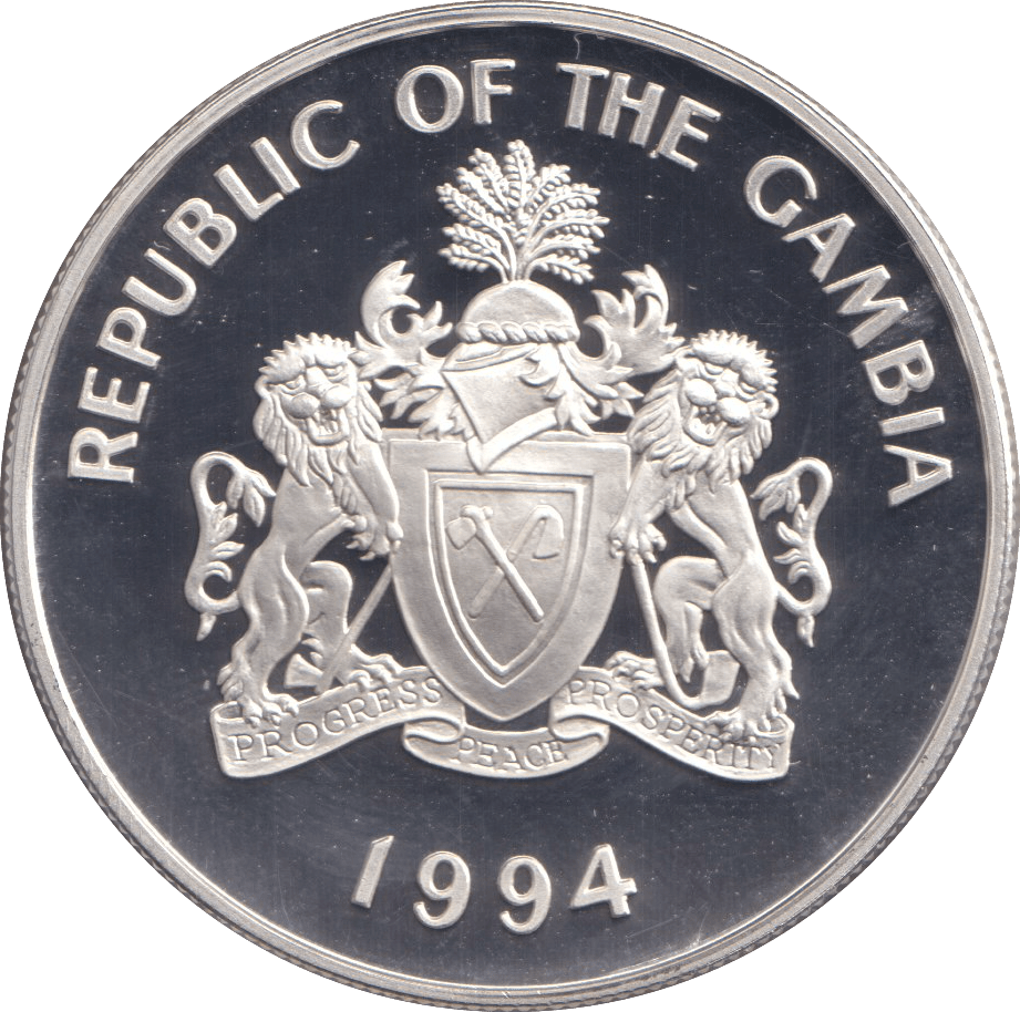 1994 SILVER PROOF TWENTY DALASIS YEAR OF THE THREE KINGS - SILVER WORLD COINS - Cambridgeshire Coins