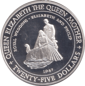 1994 SILVER PROOF TWENTY FIVE DOLLARS JAMAICA - SILVER WORLD COINS - Cambridgeshire Coins