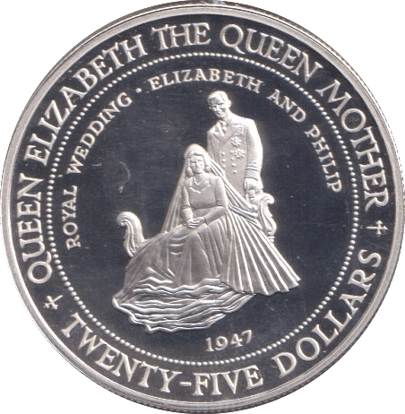 1994 SILVER PROOF TWENTY FIVE DOLLARS JAMAICA - SILVER WORLD COINS - Cambridgeshire Coins