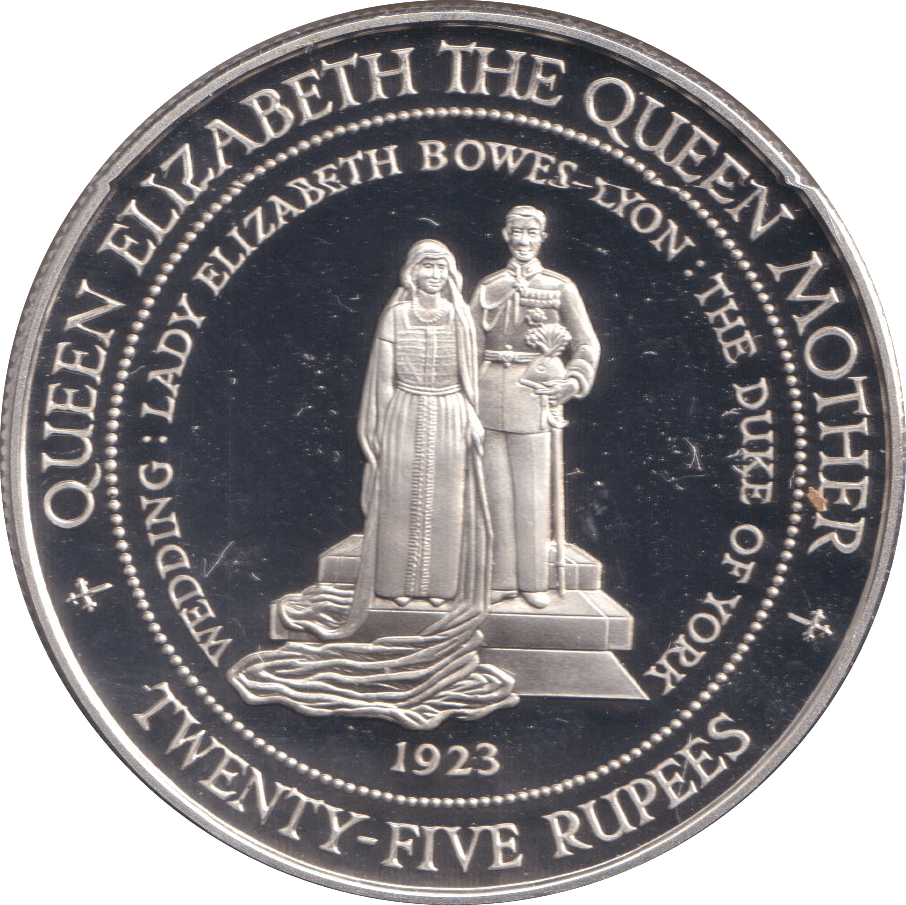 1994 SILVER PROOF TWENTY FIVE RUPEES REPUBLIC OF SEYCHELLES - SILVER WORLD COINS - Cambridgeshire Coins
