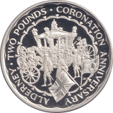 1994 SILVER PROOF TWO POUNDS CORONATION - SILVER WORLD COINS - Cambridgeshire Coins