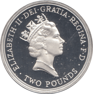 1994 SILVER PROOF TWO POUNDS DOVE OF PEACE - SILVER WORLD COINS - Cambridgeshire Coins