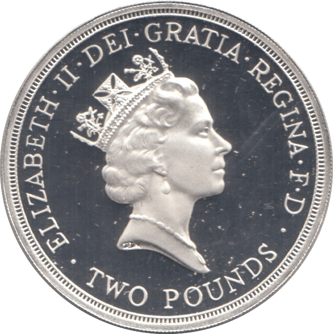 1994 SILVER PROOF TWO POUNDS DOVE OF PEACE - SILVER WORLD COINS - Cambridgeshire Coins
