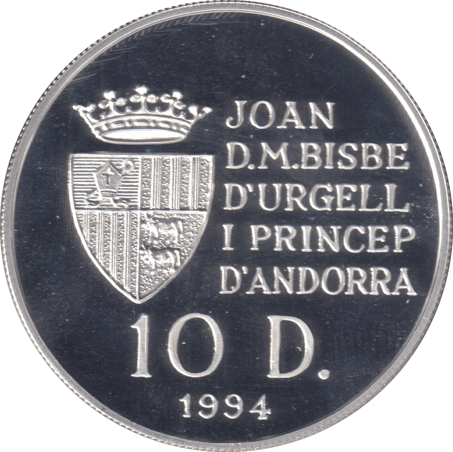 1994 SILVER XXVI JOCS OLIMPICS ( PROOF ) - SILVER WORLD COINS - Cambridgeshire Coins